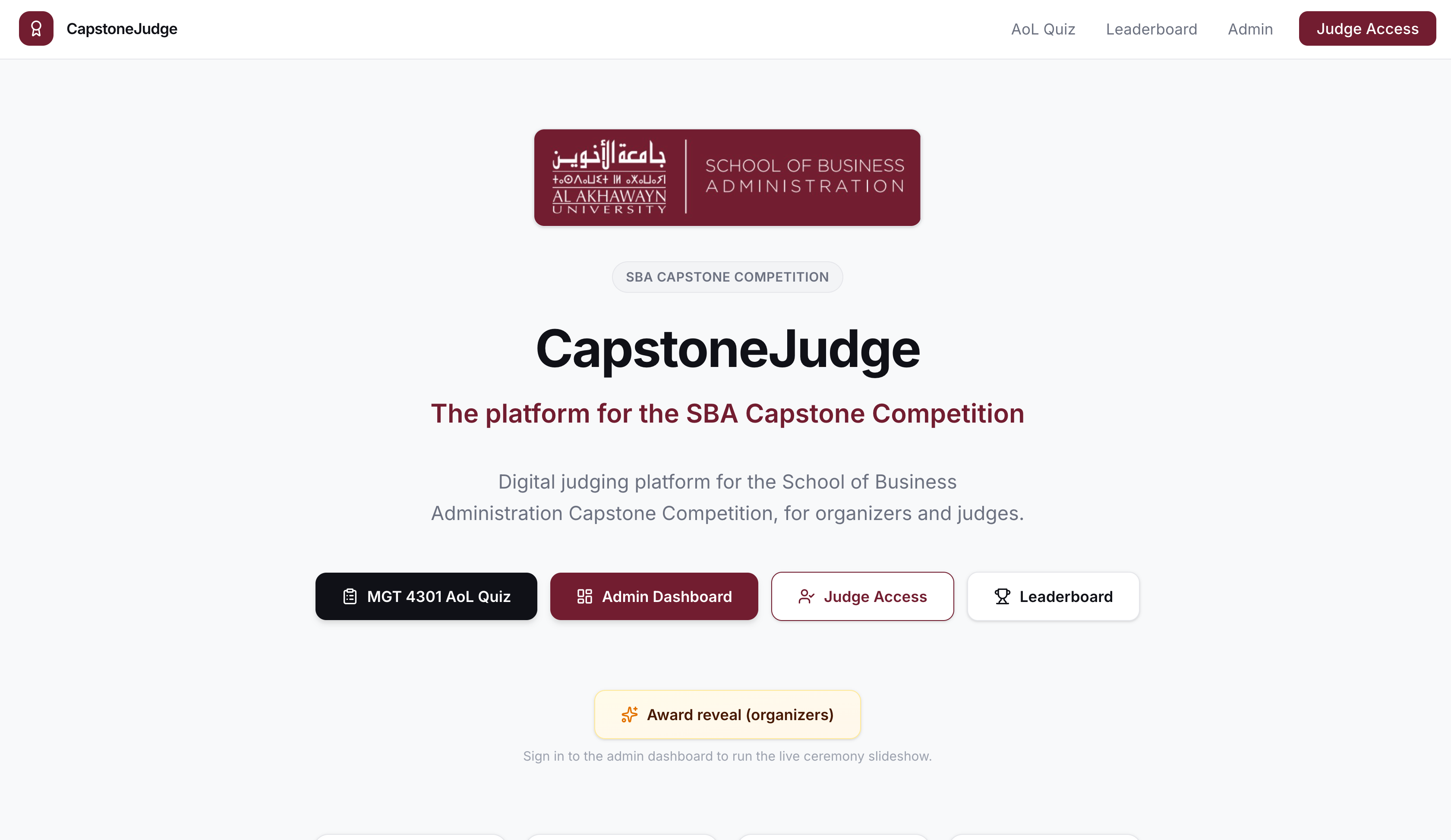 AUI SBA Capstone